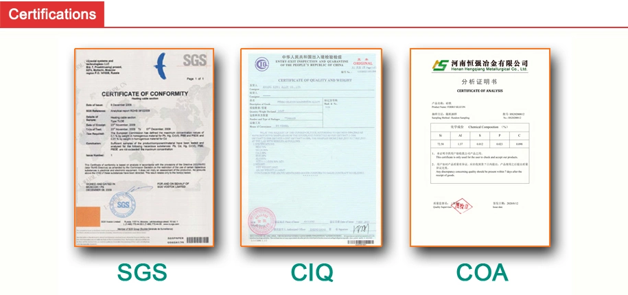 Ferro Silicon Magnesium Fesimg Granule for Nodulazing